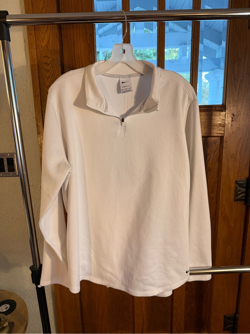 Nike White Therma-Fit Full-Zip Jacket